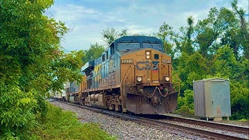 CSX X513-21 with CSXT ES40DC 5271 leading with a Sick NF K5HL 2PC on 08/24/2025 
