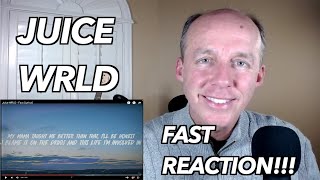 PSYCHOTHERAPIST REACTS to Juice Wrld- Fast