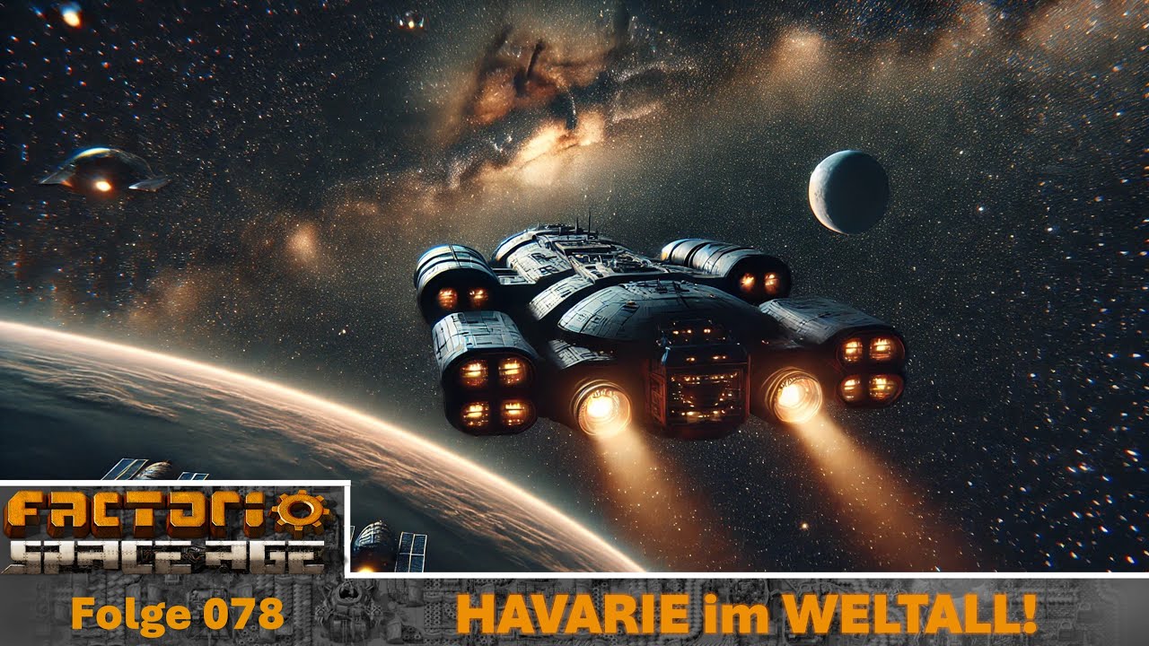 Factorio SPACE AGE - HAVARIE im ALL! - 078 - #letsplay #factorio # ...