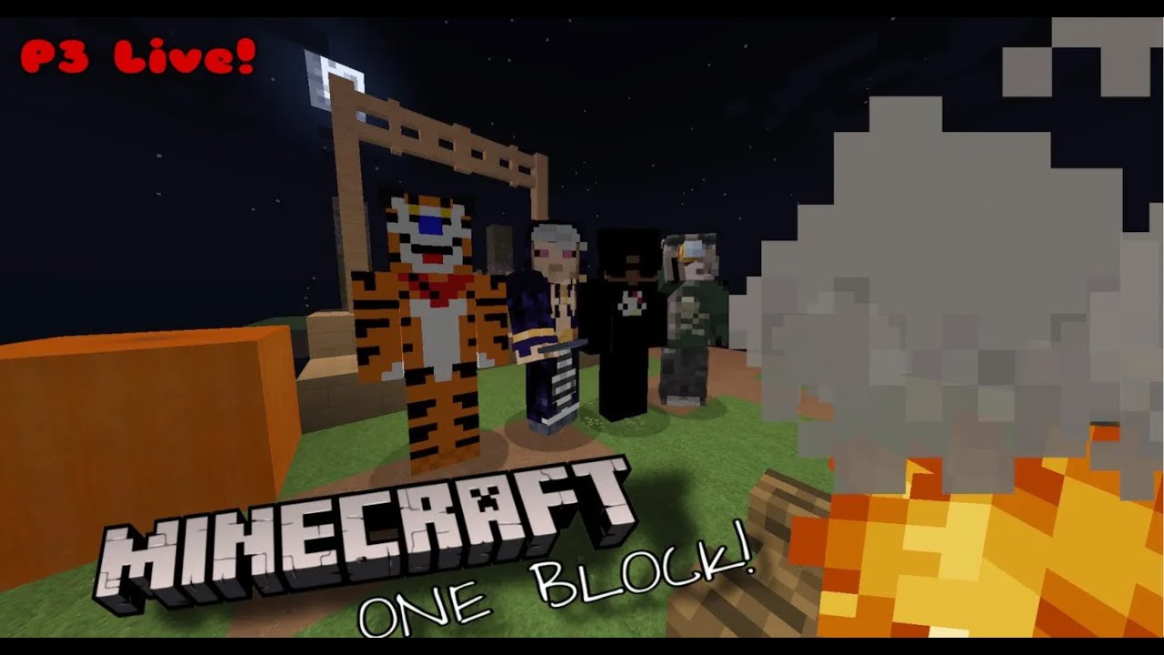 Minecraft OneBlock! with friends (P3 LIVE) - YouTube