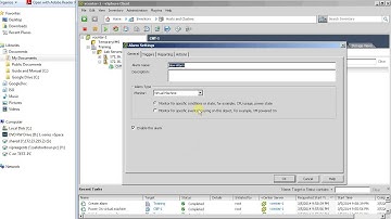 vmware labs Create alarms in vCenter vSphere of ESXi 5