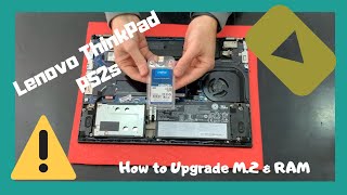 How to Upgrade M.2 Pcie Nvme SSD RAM Lenovo ThinkPad P52s  disassembly