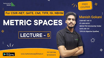 METRIC SPACES L 5 | EQUIVALENT METRIC AND COMPLETENESS | TIFR | CSIR NET | GATE | CMI | ISI | NBHM
