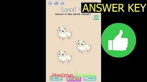 Brain Wind - Tricky Puzzle Game LEVEL 5 Where is the black sheep - Gameplay Walkthrough Android IOS