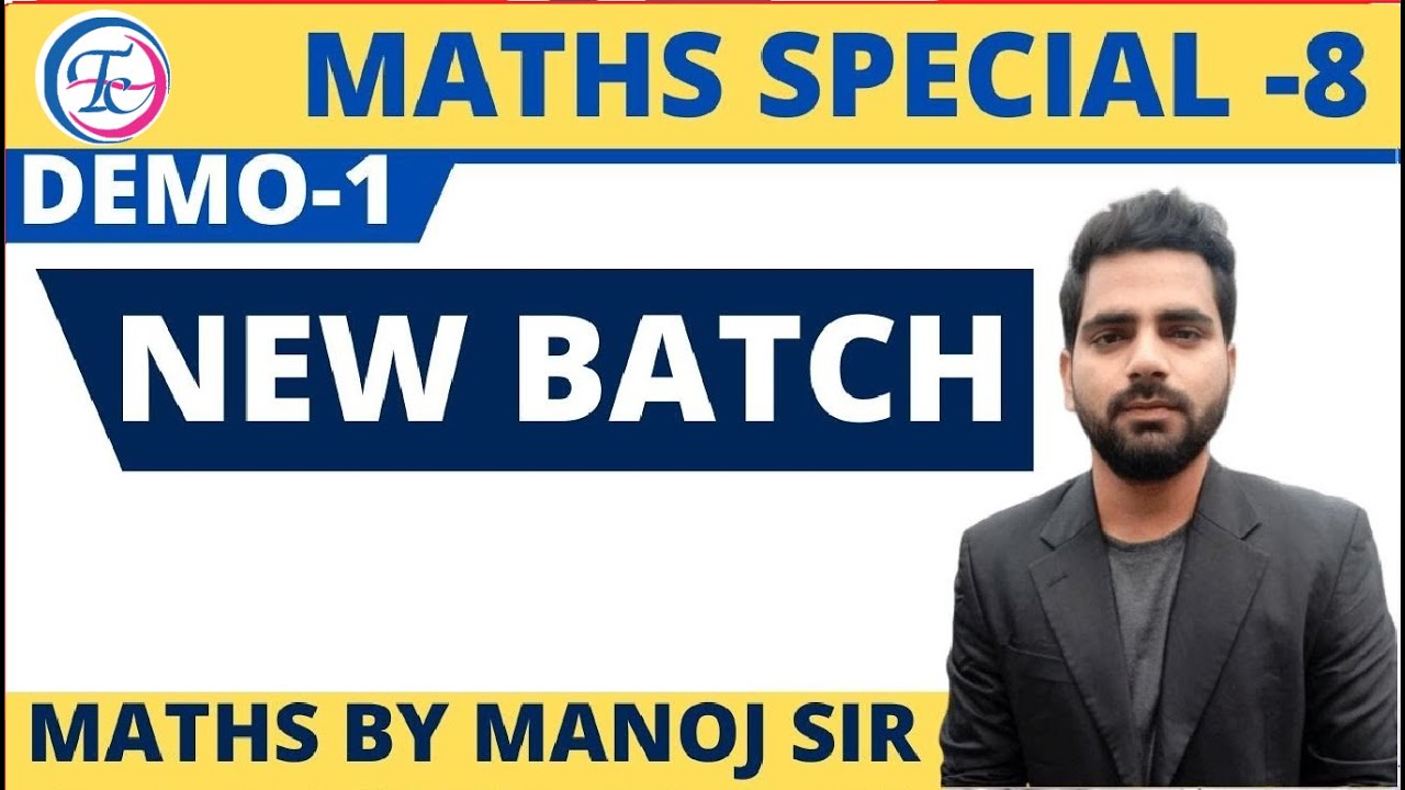 Monoj Sir Math MATHS SPECIAL -8 || DEMO-1| DIGITAL SUM | || MATHS BY MANOJ SIR | - YouTube