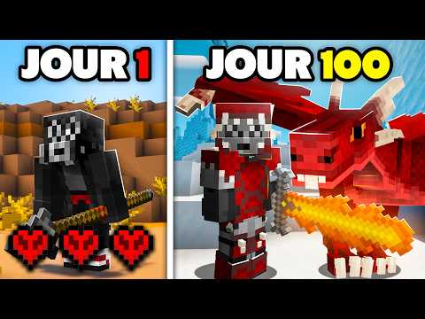 J'ai survécu 100 Jours en HARDCORE sur RLCraft.. (une seule vie)
