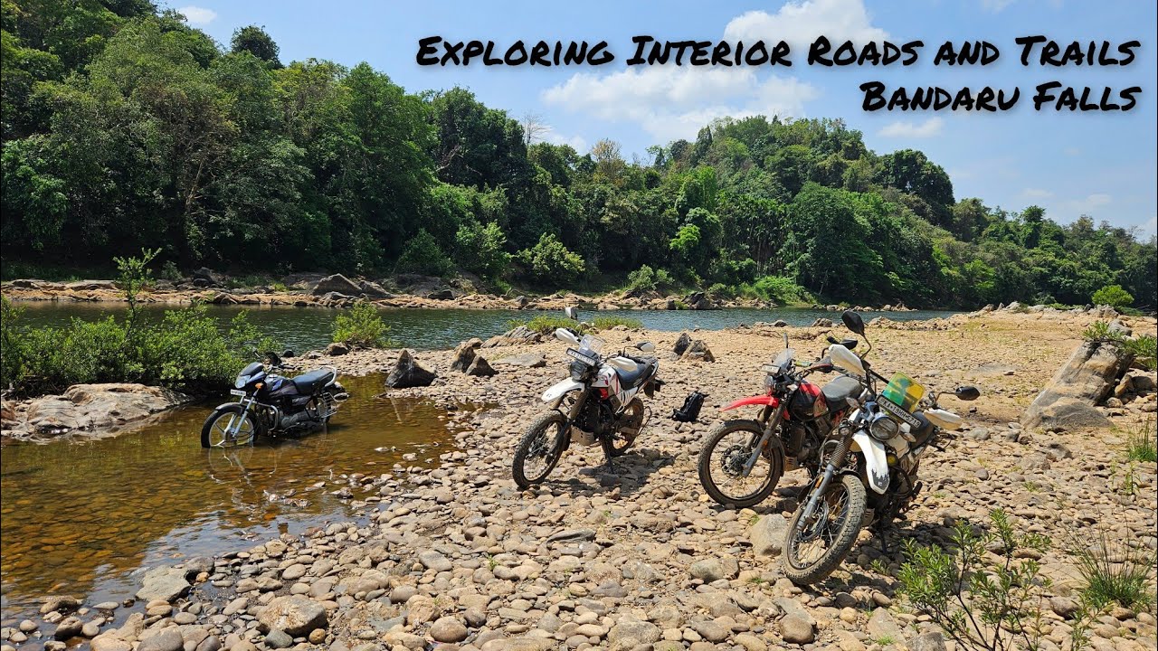 Exploring interior roads and trails | Bandaru Falls | Indian Gaur's are ...