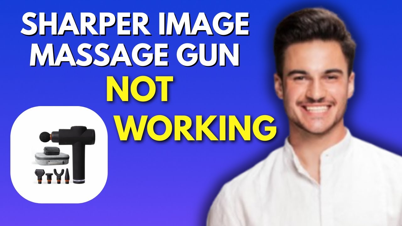 NEW! How To Fix Sharper Image Massage Gun NOT WORKING (2025) 🔧 | Troubleshooting & Quick Fixes!