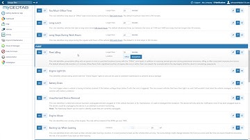 How to Set Rules for your Fleet in MyGeotab  Fleet Optimisation