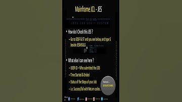 Mainframe JCL - JES