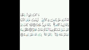 8 - سورة الأنفال ٦٧-٦٩ - علي الحذيفي