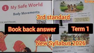3rd standard science term 1 book back answer new syllabus 2026 @GjStudies