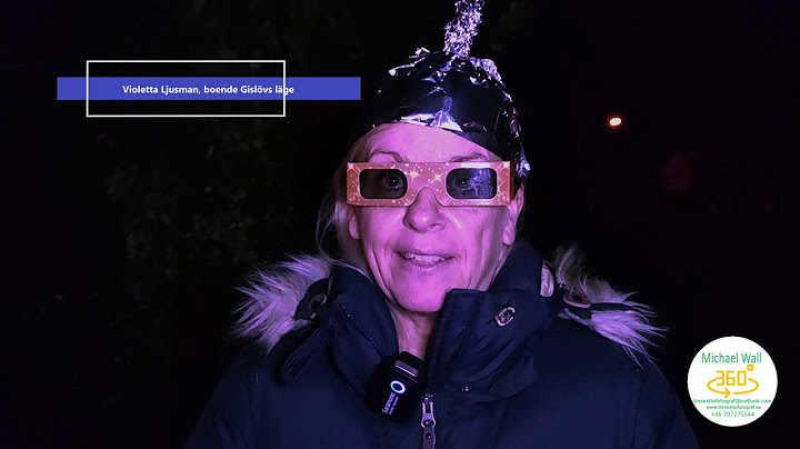 Liten by i chock när himlen färgades lila