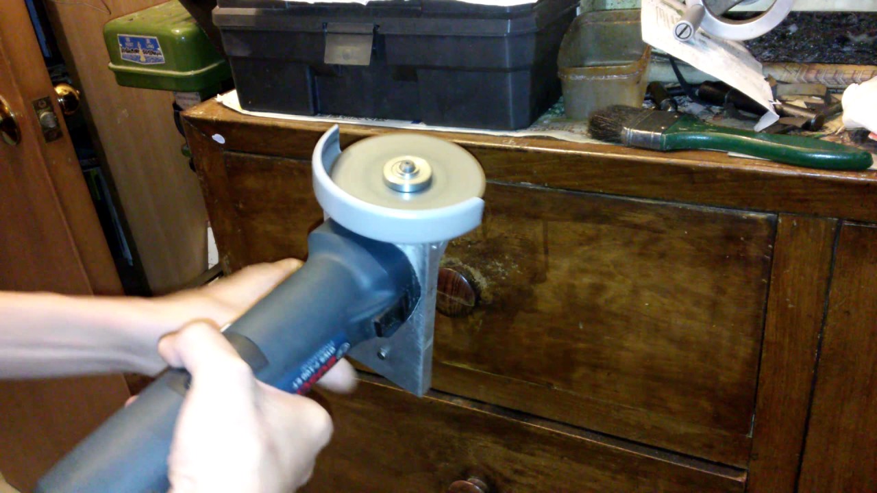 Break the lock of a drawer by angle grinder YouTube
