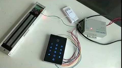 Touch screen standalone access control keypad T12