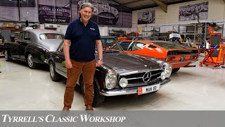 Legendary Mercedes-Benz W113 280SL "Pagoda": Must-Know Tips & Road Test | Tyrrell's Classic Workshop