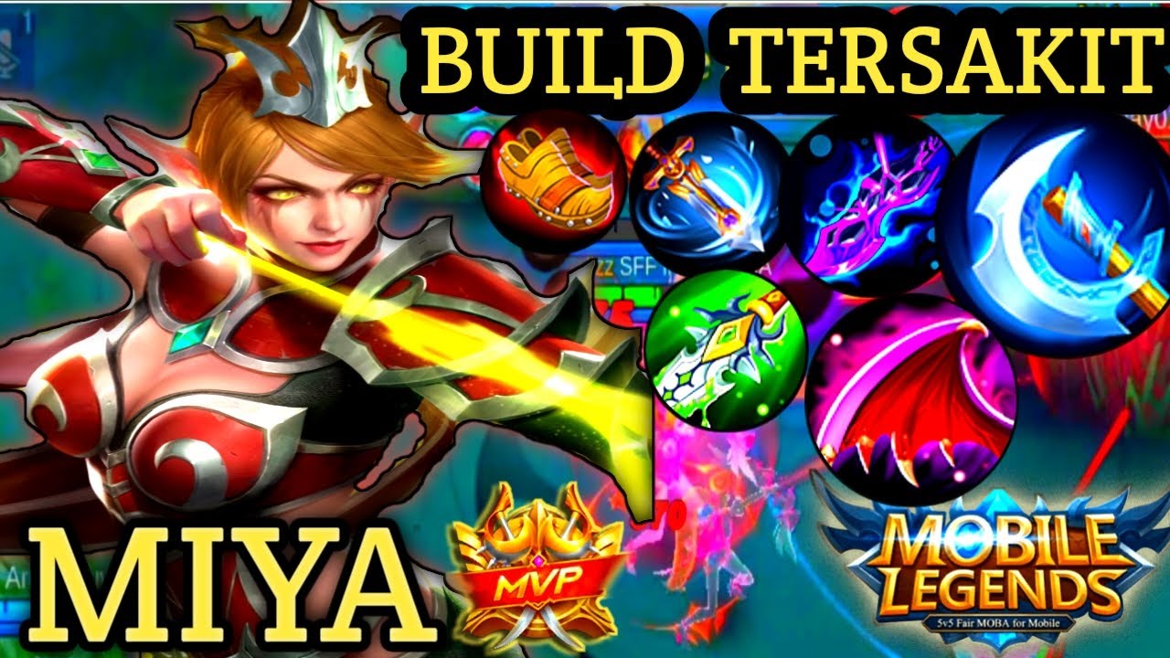 TUTORIAL MIYA GOLD LANE SPELL INSPIRE - BUILD MIYA TERSAKIT 2022 -BUILD ...