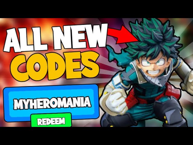 ALL NEW *SECRET* CODES in MY HERO MANIA CODES (Roblox My Hero