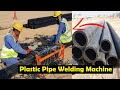 Plastic pipe welding machine demo how it works mm asif