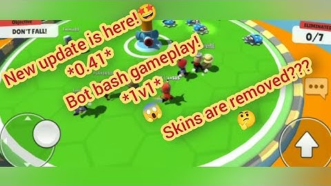 Stumble guys *New update*is here!🤩|new *skins* and *emotes*!|bot bash(new map)*1v1* gameplay!🤩