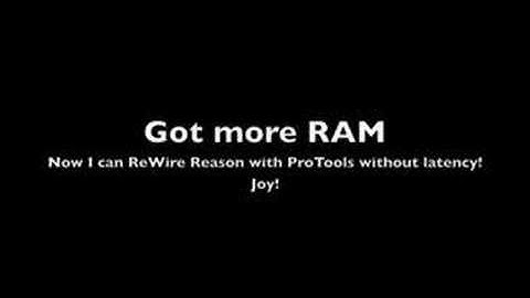 Reason Rewired to Pro Tools: How Now