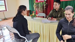 Vong asked for help from the police and Luyen came to help Vong asked for help from the police and Luyen came to help