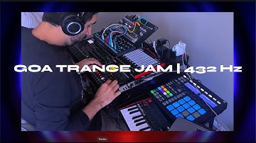 Goa Trance Jam | 432 Hz | TD-3, Delta Cep A 2, SH-4D, Digitakt, Maschine, Ableton