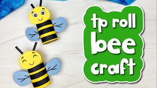 Bee Toilet Paper Roll Craft For Kids