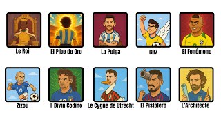 Des surnoms de joueurs dans le football expliqués en 7 minutes #football #expliqué