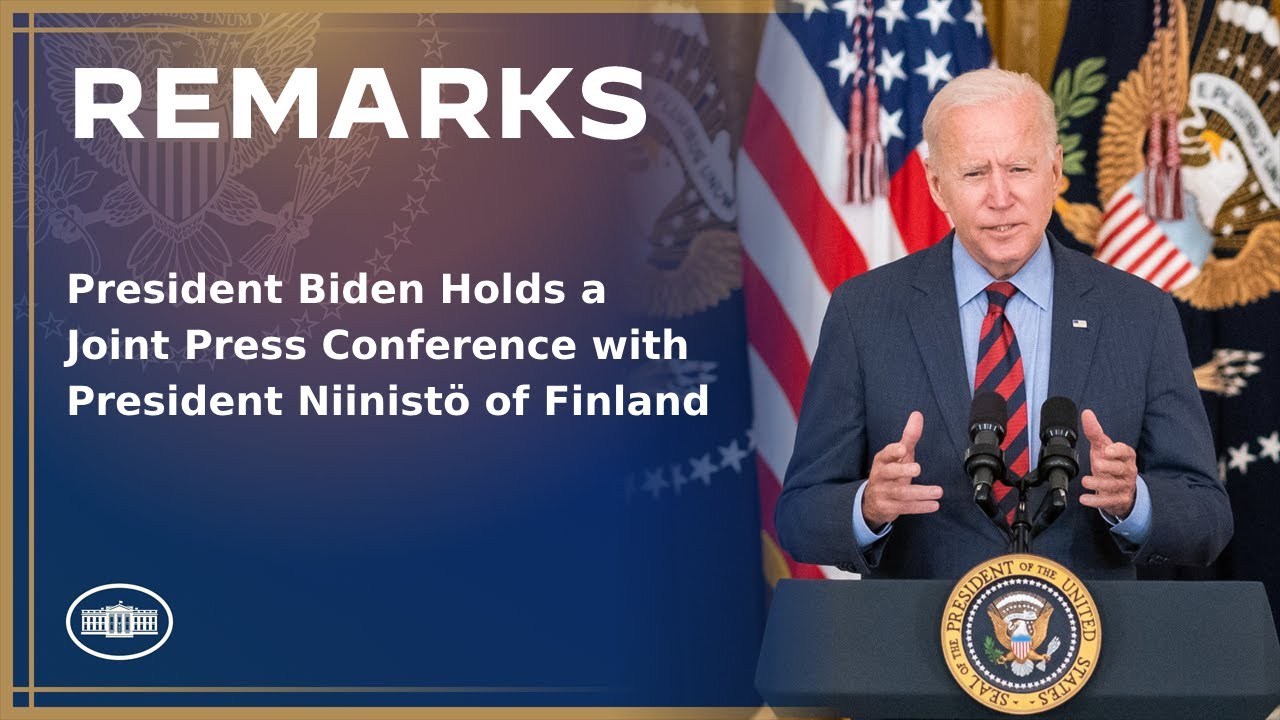 President Biden Holds a Joint Press Conference with President Niinistö of Finland