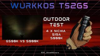 Wurkkos TS26S Review – Outdoor Beam Test with Drone view | Quad Nichia 519A setup Wurkkos TS26S Review – Outdoor Beam Test with Drone view | Quad Nichia 519A setup