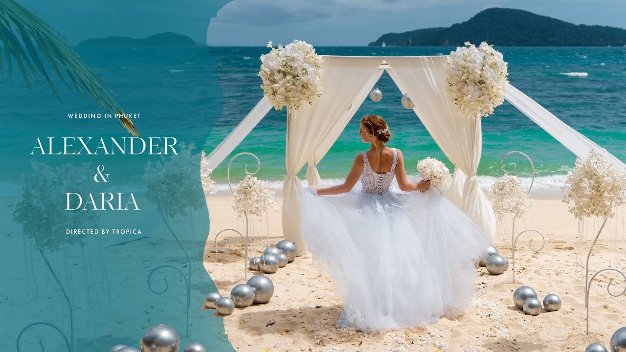 Drone Wedding Videography in Phuket – Stunning Aerial Beach Ceremony