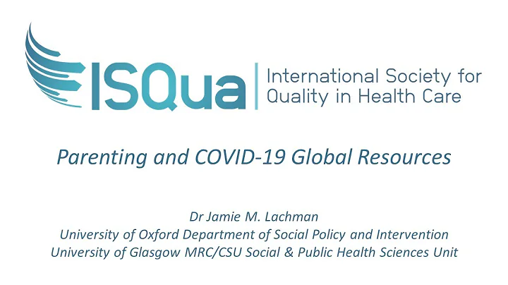Parenting and COVID-19 Resources with Jamie Lachman
