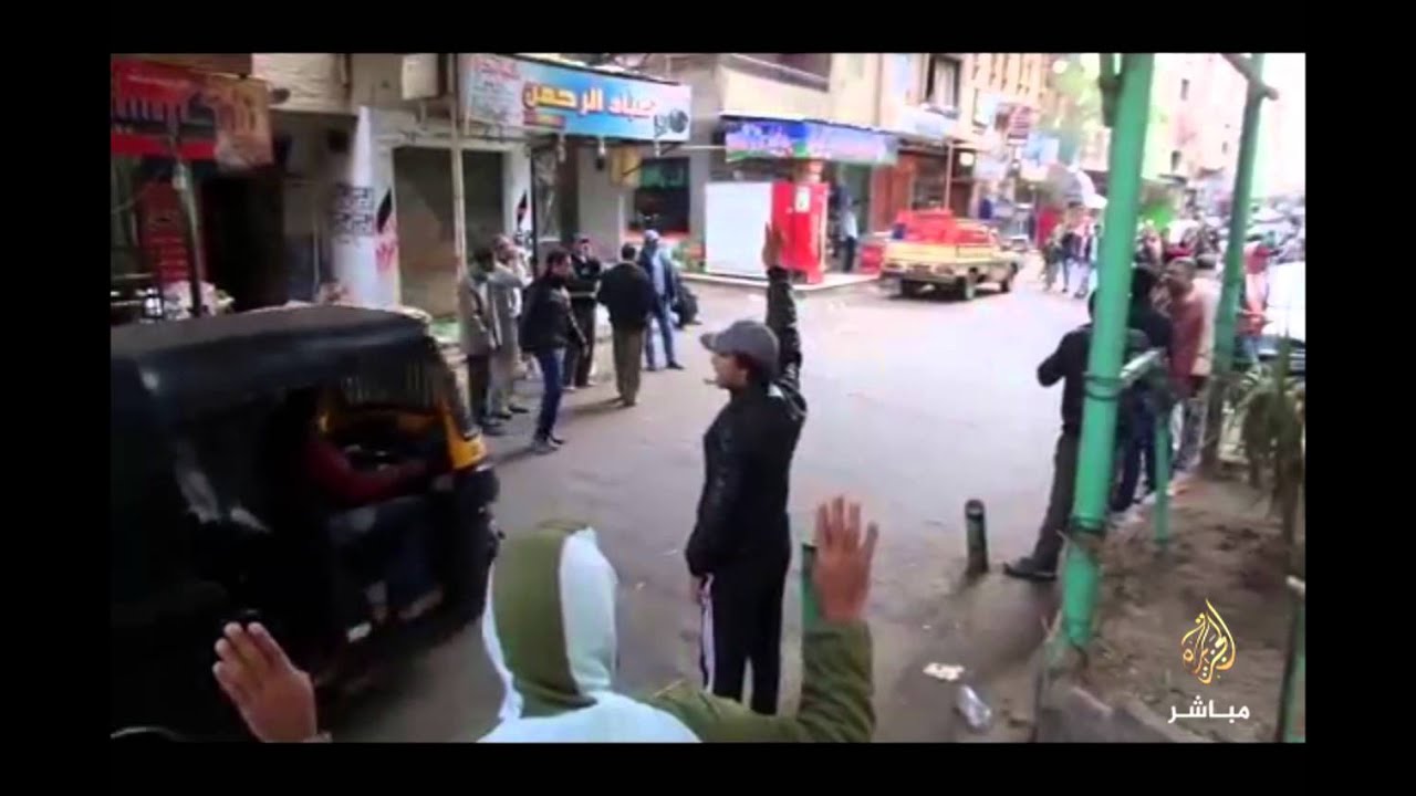 وقفة مناهضة للانقلاب في أولي فاعليات الجيزة بإمبابة بذكري ثورة 25 يناير