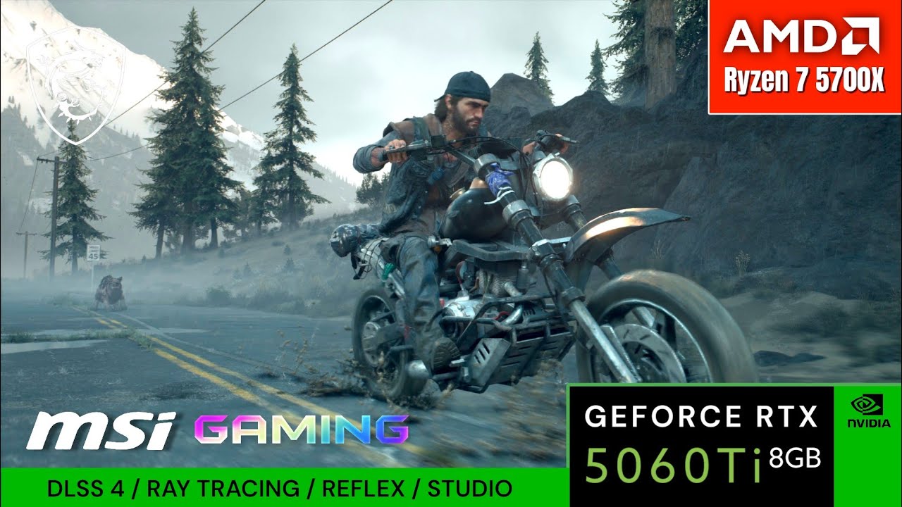 Days Gone : RTX 5060 Ti 8GB + RYZEN 7 5700X | Very High Settings | 1440pᴴᴰ