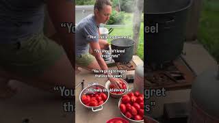 I was SO excited about my new outdoor canning kitchen and THEN the comments started to flood in...🫣