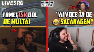 NESK ANALISANDO O RAZAH, ALEMAO FALANDO DA SUA MULTA, C4 DO SPOIT - MELHORES MOMENTOS LIVES R6