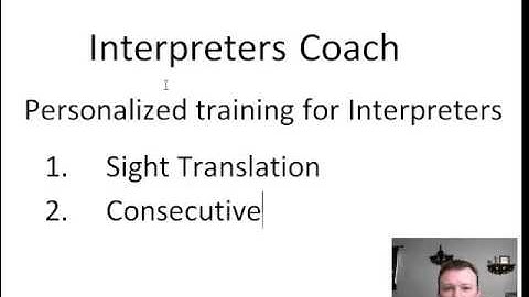 Interpreters Coach Intro Video