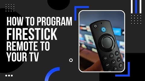 How to Program Firestick Remote to your TV