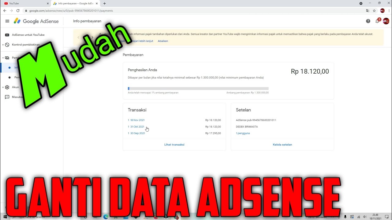 Memahami ID Profil Pembayaran AdSense: Jantung Sistem Pembayaran Anda