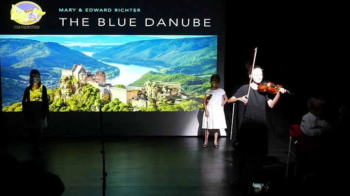 Mary and Edward Richter playing The Blue Danube