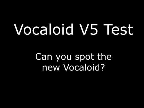 Vocaloid V5 Test