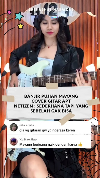 enak banget genjrengannya | source : VT mayang music guitat #mayang #guitar #cover #apt