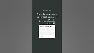 Where’s the vertical asymptote? 📉 Rational Function Quiz #QuickSolveMath #MidweekQuiz
