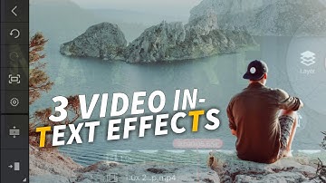 Text Effects with KineMaster | Place Video in Text ! 💡