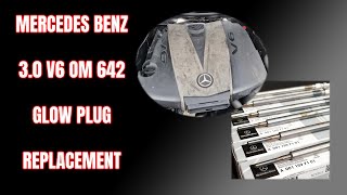 Diesel engine glow plug replacement - Mercedes Benz OM642 Glow plug replacement C, E, G, R, S Klass