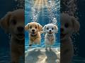 Cutest Puppies Pool Party! 🐶💦 #shorts, #funnyanimals, #usa, #trending