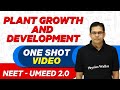 PLANT GROWTH & DEVELOPMENT in 1 Shot : All Concepts, Tricks & PYQs | NEET Crash Course | UMEED 2.0