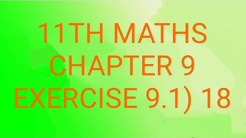 11TH MATHS/CHAPTER 9/DIFFERENTIAL CALCULUS LIMITS AND CONTINUITY/EXERCISE 9.1--18(@MATHS STUDENT)