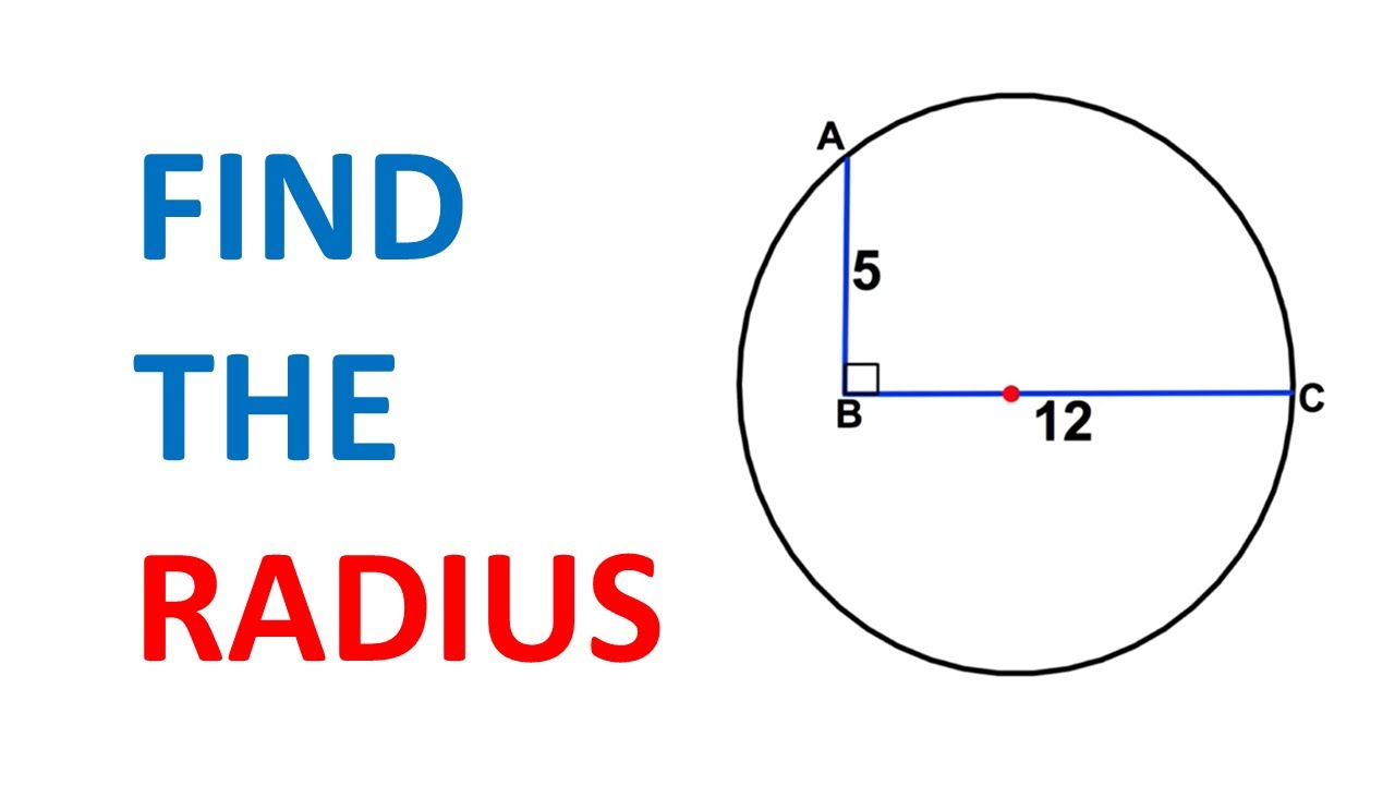 Find the Radius | Olympiad Geometry | Simple Geometry for Olympiad ...